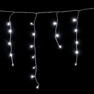 Lauko dekoratyvinės Kalėdų lemputės 500 vnt. LED 19m užuolaida