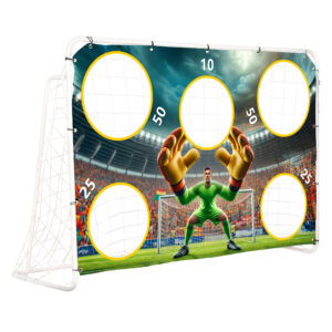 Futbolo treniruočių vartai + taikinių kilimėlis 180x122 cm, MOVEPRO - Image 1