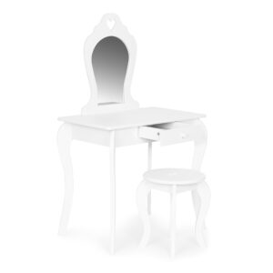 Didelis vaikiškas kosmetinis staliukas su veidrodžiu mergaitėms, ECOTOYS