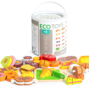 Medinis maistas pjaustymui 23 dalys ECOTOYS