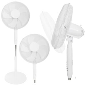 Pastatomas ventiliatorius 45W – 3 režimai, 5 mentės, baltas