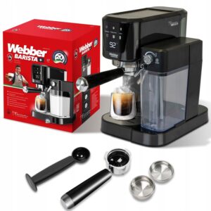 Pusiau automatinis slėginis kavos aparatas su portafiltru WEBBER L7