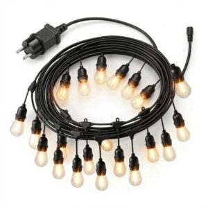 Sodo girlianda su 20x LED lemputėmis 20 m, lauko apšvietimas 9W