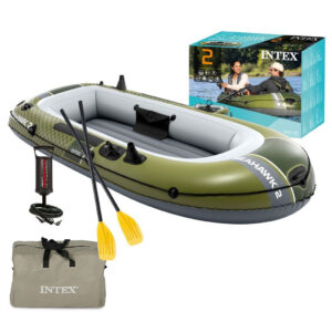 Pripučiama valtis Seahawk 2, 2 vietų, su pompa ir 2 irklais, INTEX 66332