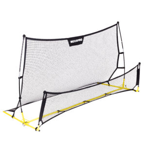 Dvipusis futbolo treniruoklis „Rebounder“ šaudymo į vartus pratyboms 220x120 cm, MOVEPRO