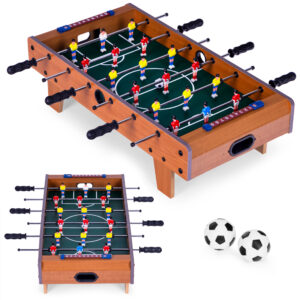 Mini stalo futbolas 70x35 cm medinis stalo futbolas, ECOTOYS