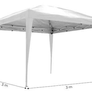 Sodo paviljono palapinė 3x3 m, surenkama stoginė sodui ar terasai, MultiGarden - Image 10