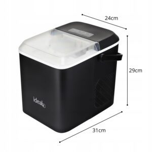 Buitinis ledo gaminimo aparatas kubeliams ir smulkintam ledui 12 kg 100W IDEAL - Image 10