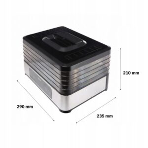 Didelis maisto džiovintuvas grybams, vaisiams ir daržovėms IDEAL INOX + konvekcija 400W + laikmatis - Image 10