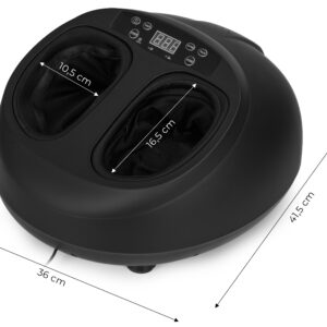 Elektrinis pėdų masažuoklis su šildymo funkcija, refleksologija, 3 režimai, nuotolinio valdymo pultas, 40W, KADEN - Image 10