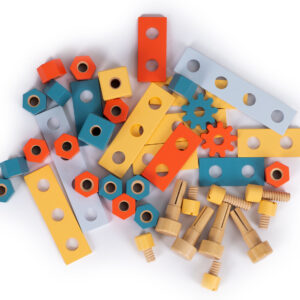 Medinis įrankių dirbtuvės rinkinys su 47 dalimis, ECOTOYS - Image 10
