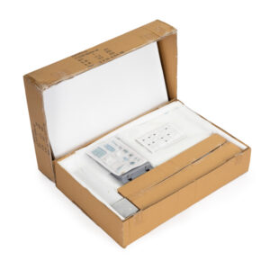 Medinė žaislinė virtuvėlė vaikams su garsais, LED apšvietimu + priedai ECOTOYS - Image 10