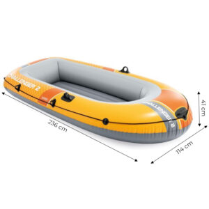 Pripučiama valtis Challenger 2, 2 vietų, su pompa ir 2 irklais, INTEX, 66312 - Image 10