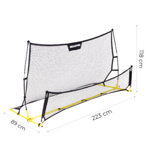 Dvipusis futbolo treniruoklis „Rebounder“ šaudymo į vartus pratyboms 220x120 cm, MOVEPRO - Image 10