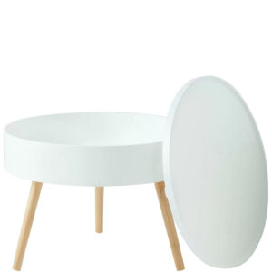 Apvalus kavos staliukas su daiktadėže, 60 cm - Image 10