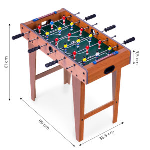 Stalo futbolas 69x35 cm medinis stalo futbolo žaidimas, ECOTOYS - Image 10