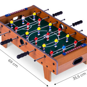 Mini stalo futbolas 70x35 cm medinis stalo futbolas, ECOTOYS - Image 10