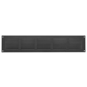 Ventiliacijos grotelės 500x100 MR5010A, metalinės, antracito