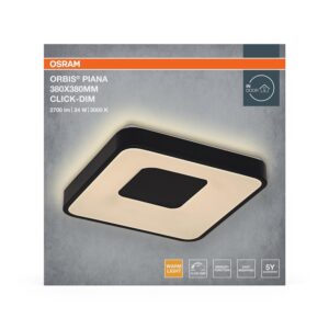 Šviestuvas lubų Osram, LED, 24W, 3000K,1450lm, Ø380, juodas - Image 3