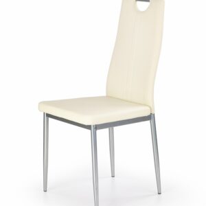 Virtuvės kėdė Halmar K202, 59 x 44 x 97 cm, kreminė