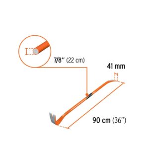 Laužtuvas-viniatraukis Truper Expert®, 900 mm x 22 mm - Image 2