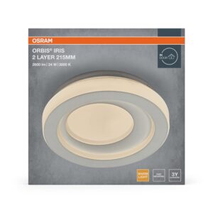 Šviestuvas lubų Osram, LED, 24W, 3000K, 1000lm, Ø215 - Image 3