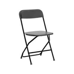 Sulankstoma lauko kėdė 4IQ, 43.5 x 43 x 79 cm, juoda