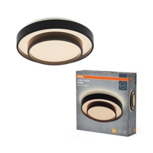 Šviestuvas lubų Osram, LED, 16W, 3000K, 1000lm, Ø295, juoda - Image 2