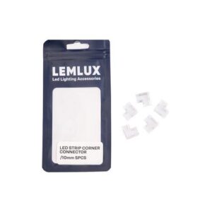JUNGTIS KAMPINĖ LEMLUX LED JUOSTOS 10MM 5VNT - Image 2