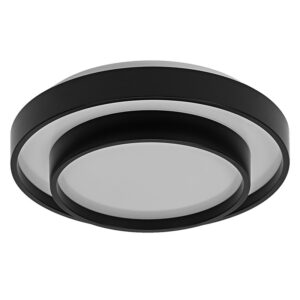 Šviestuvas lubų Osram, LED, 16W, 3000K, 1000lm, Ø295, juoda