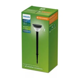 Įsmeigiamas šviestuvas su saulės baterija Philips, IP44