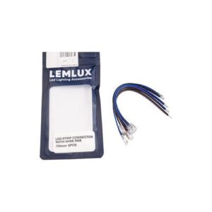 JUNGTIS LEMLUX LED JUOSTOS RGB 15CM LAIDU 5VNT - Image 2