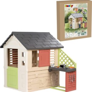 Lauko žaidimų namelis Smoby Nature su virtuve ir 17 priedų, 966224 - Image 2