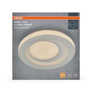 Šviestuvas lubų Osram, LED, 36W, 3000K, 2600lm, Ø290 - Image 3