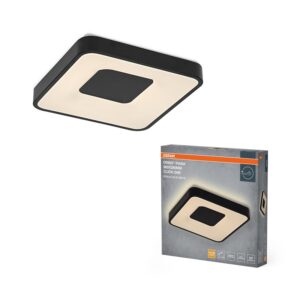 Šviestuvas lubų Osram, LED, 24W, 3000K,1450lm, Ø380, juodas - Image 2