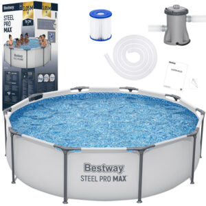 Bestway karkasinis sodo baseinas 4678l 305x76cm 7in1 + siurblys 56408