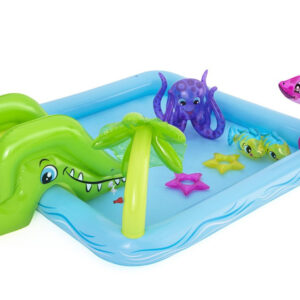 Bestway vandens žaidimų aikštelė vaikams AQUARIUM pripučiamas baseinas + čiuožykla 53052 - Image 8