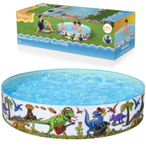 Bestway pripučiamas sodo baseinas DINOSAURS 183 x 38cm 55022