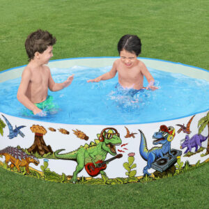 Bestway pripučiamas sodo baseinas DINOSAURS 183 x 38cm 55022 - Image 6