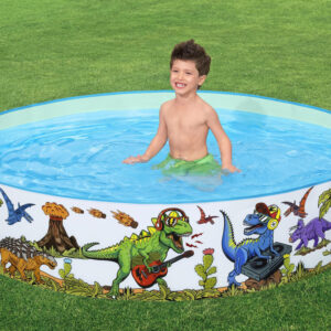 Bestway pripučiamas sodo baseinas DINOSAURS 183 x 38cm 55022 - Image 4