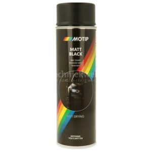 MOTIP Dažai juodi matiniai 500ml