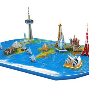 3D dėlionė erdvinis pasaulio žemėlapis ZA1581 - Image 3