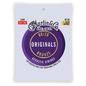 Martin MA140 Light (12-54) - akustinės gitaros stygos