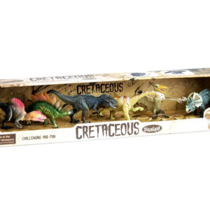 Dažytų dinozaurų figūrėlių rinkinys DINOSAURS įvairūs 6 vnt. ZA2051 - Image 3
