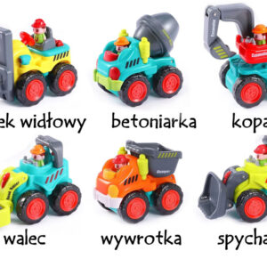 Konstruojamas žaislas buldozeris kranas savivartis ZA 2343 - Image 2