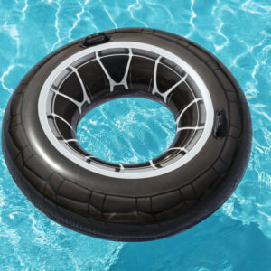 Bestway pripučiamas plaukimo ratas su rankenomis TIRE 119 cm 36102 - Image 2