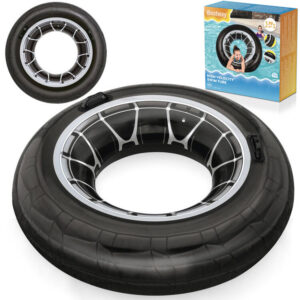 Bestway pripučiamas plaukimo ratas su rankenomis TIRE 119 cm 36102
