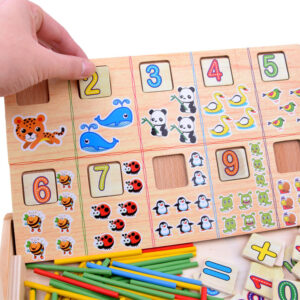 Kreidinės lentos skaičiavimo pagaliukai MATEMATIKOS MOKYMOSI mokymo priemonė ZA2514 - Image 6