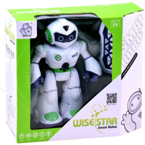 Nuotoliniu būdu valdomas šokantis ROBOTAS, mokantis anglų kalbos, su šviesos ir garso efektais RC0447 - Image 5