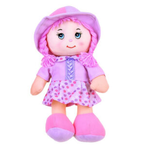 Lėlė Zuzia su skrybėle, skudurinė lėlė 28cm ZA2654 - Image 2